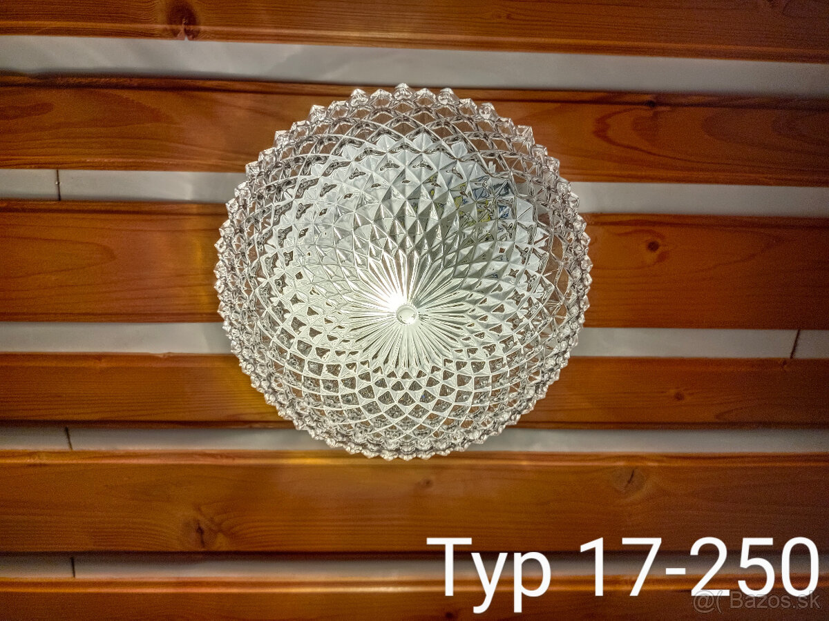 Retro křišťálová svítidla přísazná, na strop i na stěnu, - 13