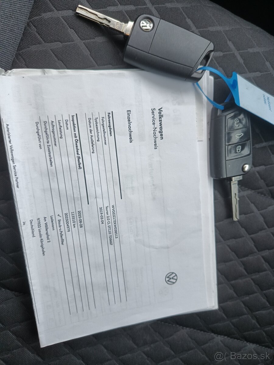 Volkswagen Touran 2.0TDI 110Kw Manuál 119tis km - 13