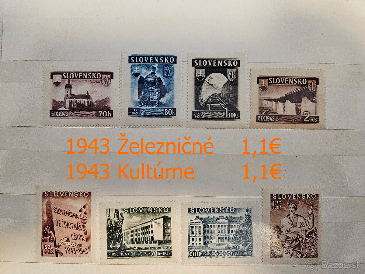 poštové známky Slovenský štát - 13