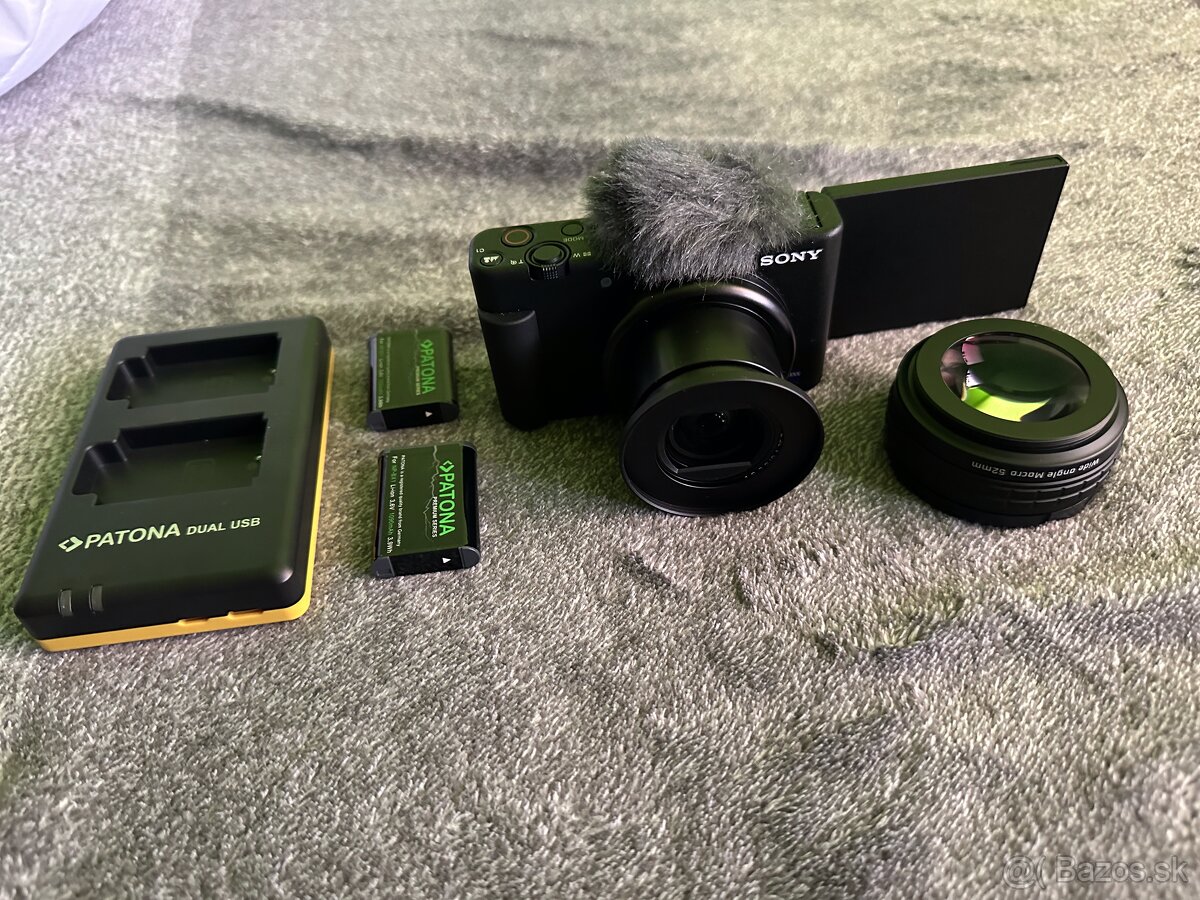 Digitálny fotoaparát na vlogovanie do vrecka SONY ZV1 + prís - 13