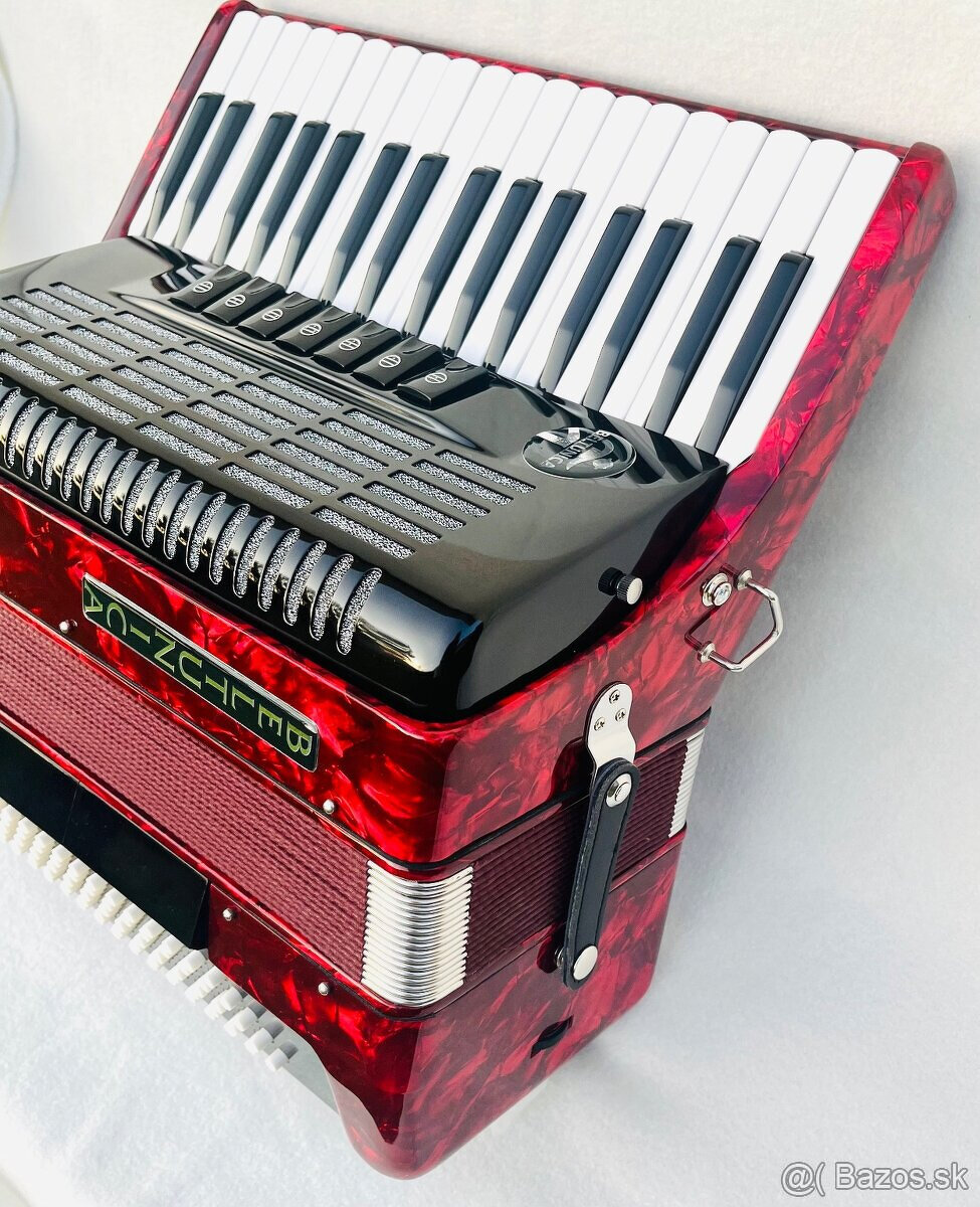 Nový akordeón BELTUNICA VIVALDI 80 basový- krásny zvuk, ľahu - 13