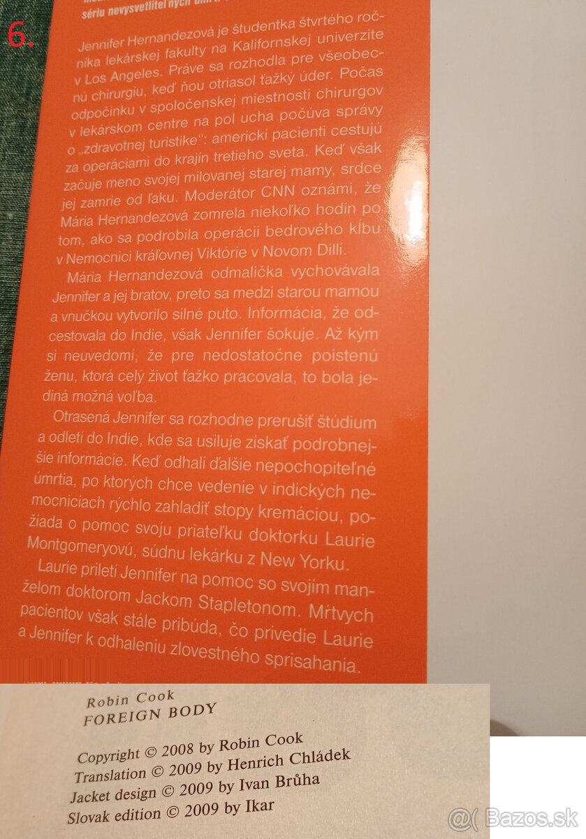 Robin Cook 3- knihy na predaj (10.) - 13