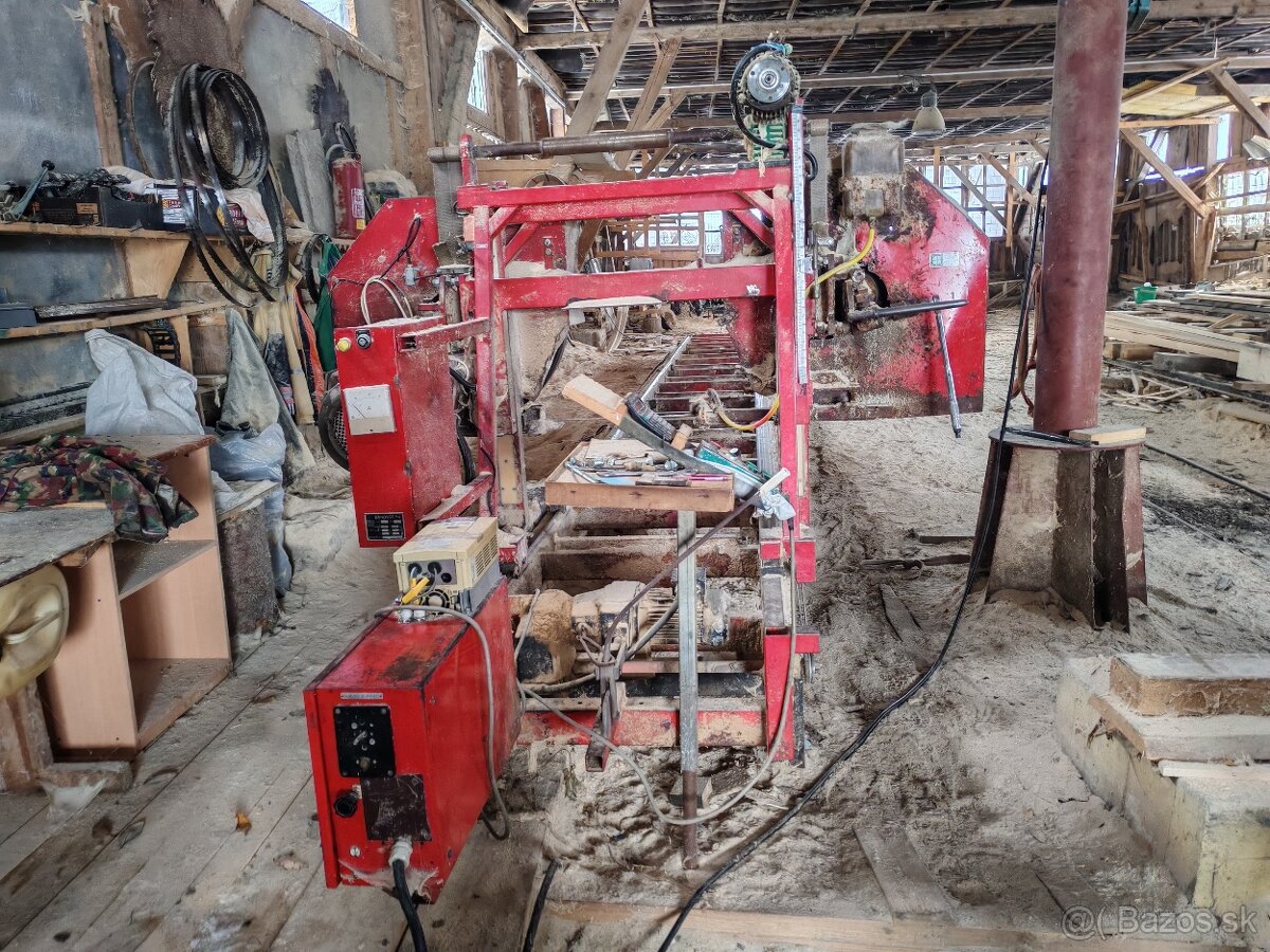 Kmeňová píla, gáter, pásová píla 9m - 13