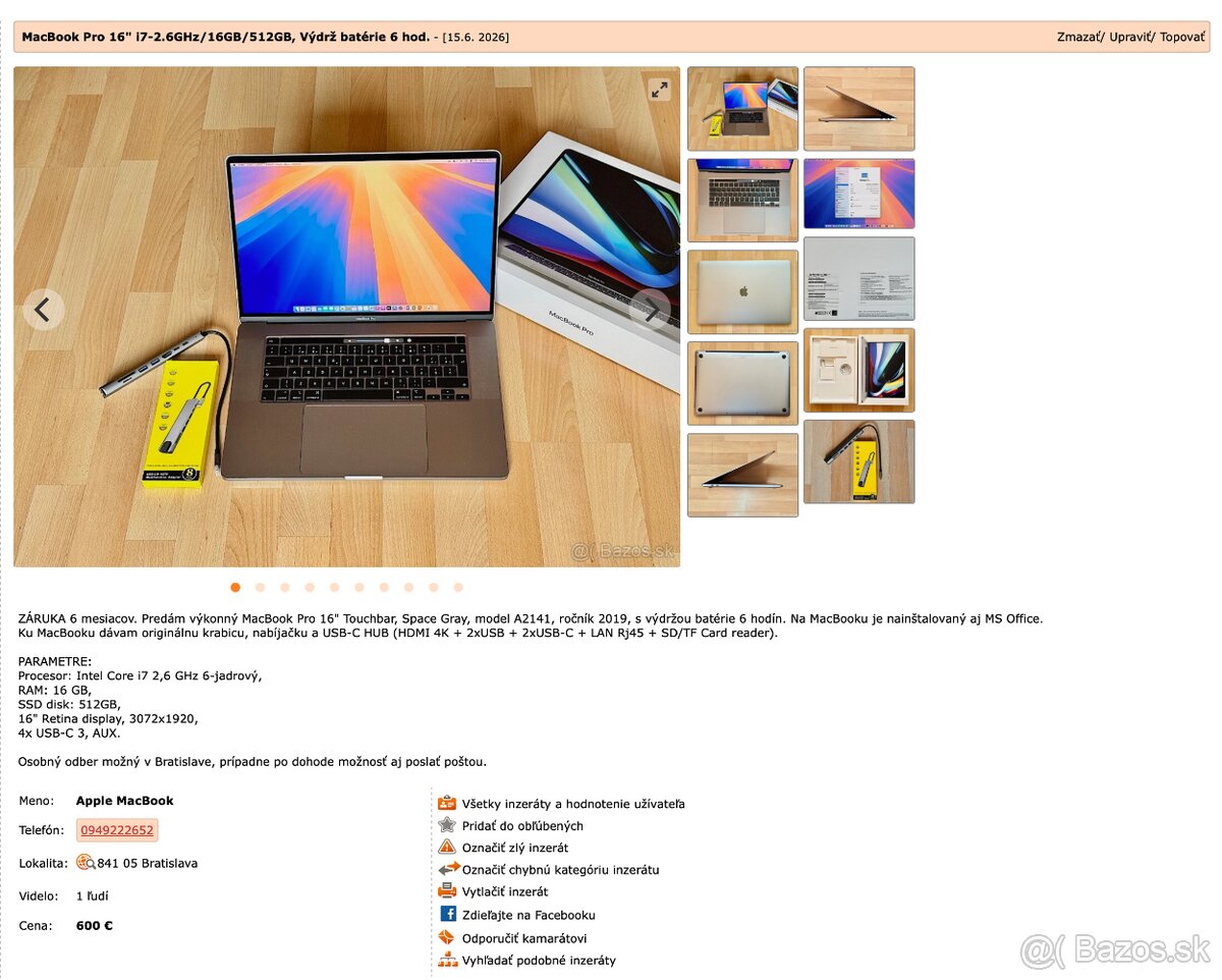 MacBook - ZÁRUKA 6 mesiacov - 13