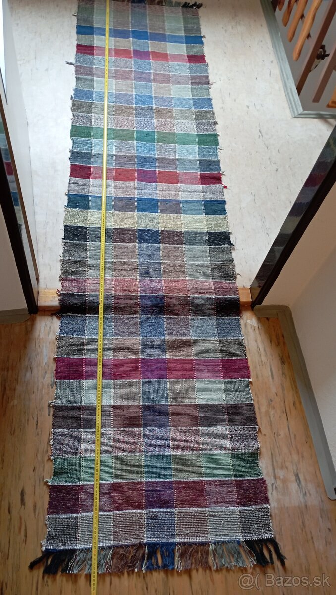Starý ručne tkaný koberec... - 13