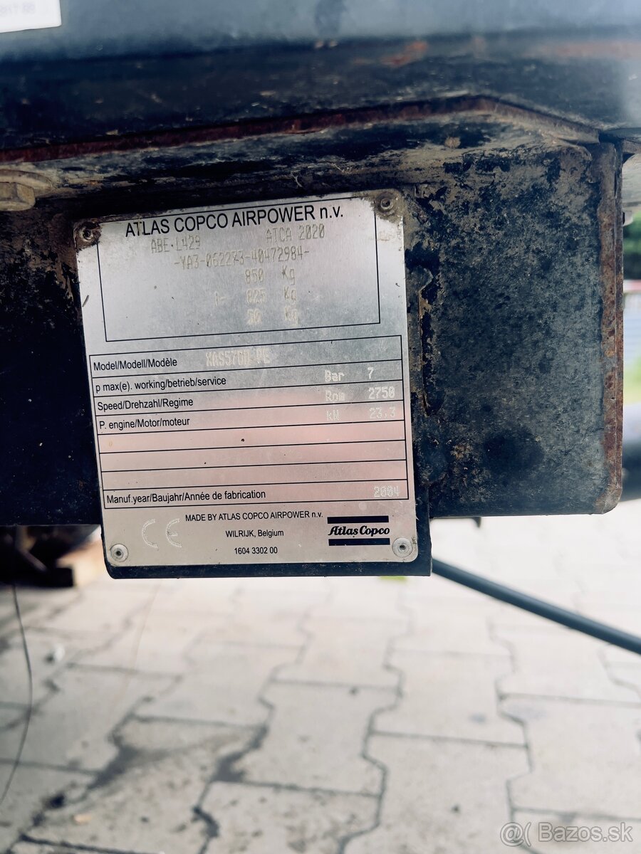 Atlas Copco dieselový kompresor - 13