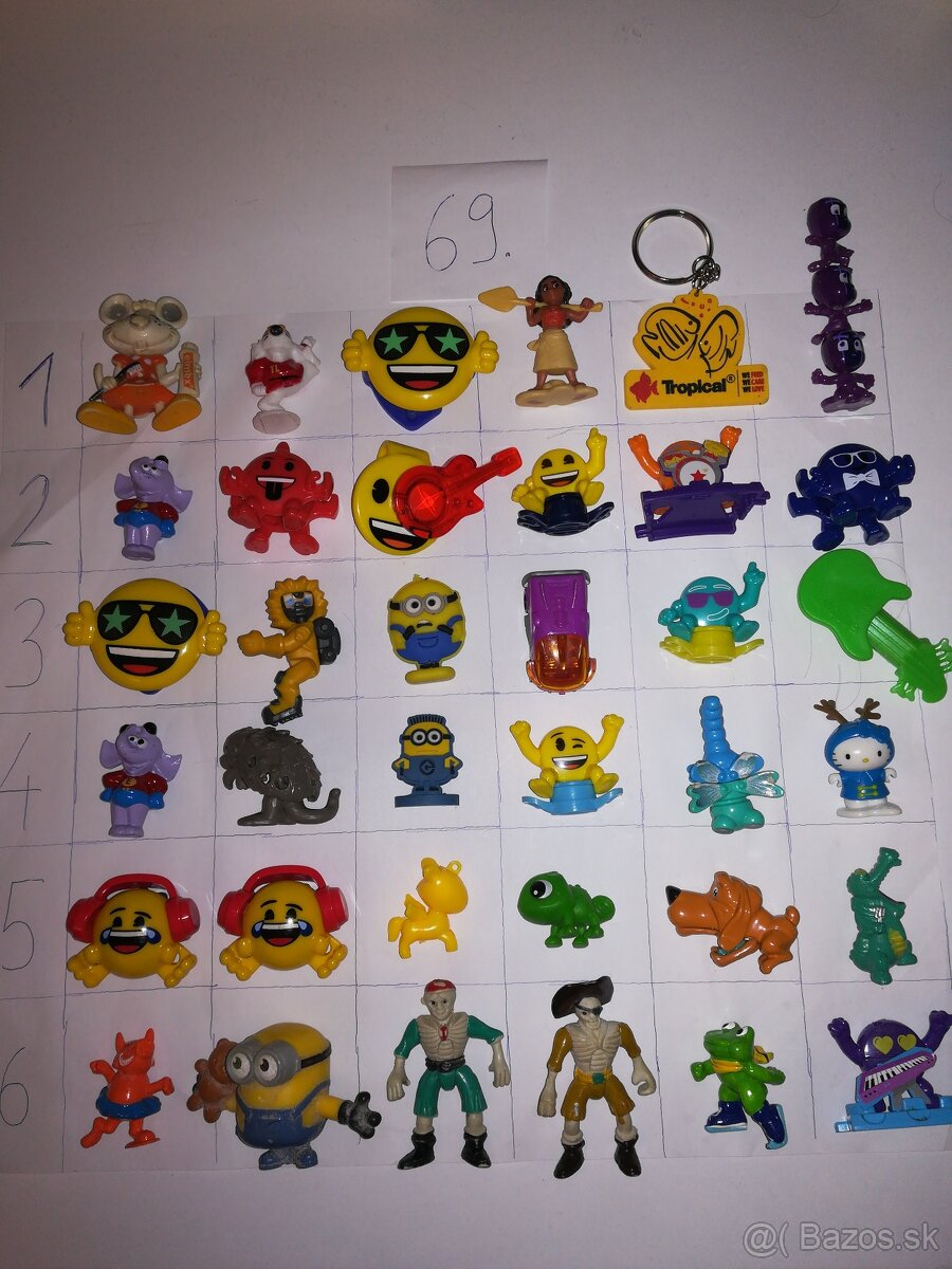 Kinder figúrky č. 9 - 13