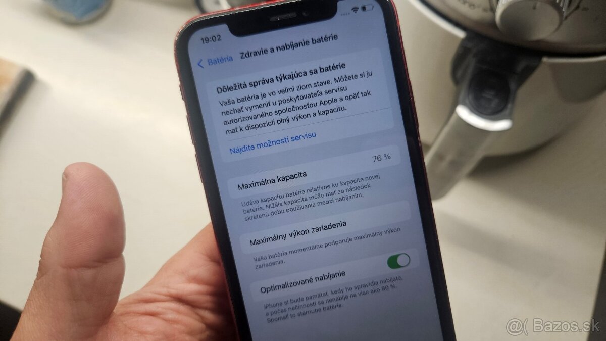 Apple iPhone XR 64B RED - horší stav - 13