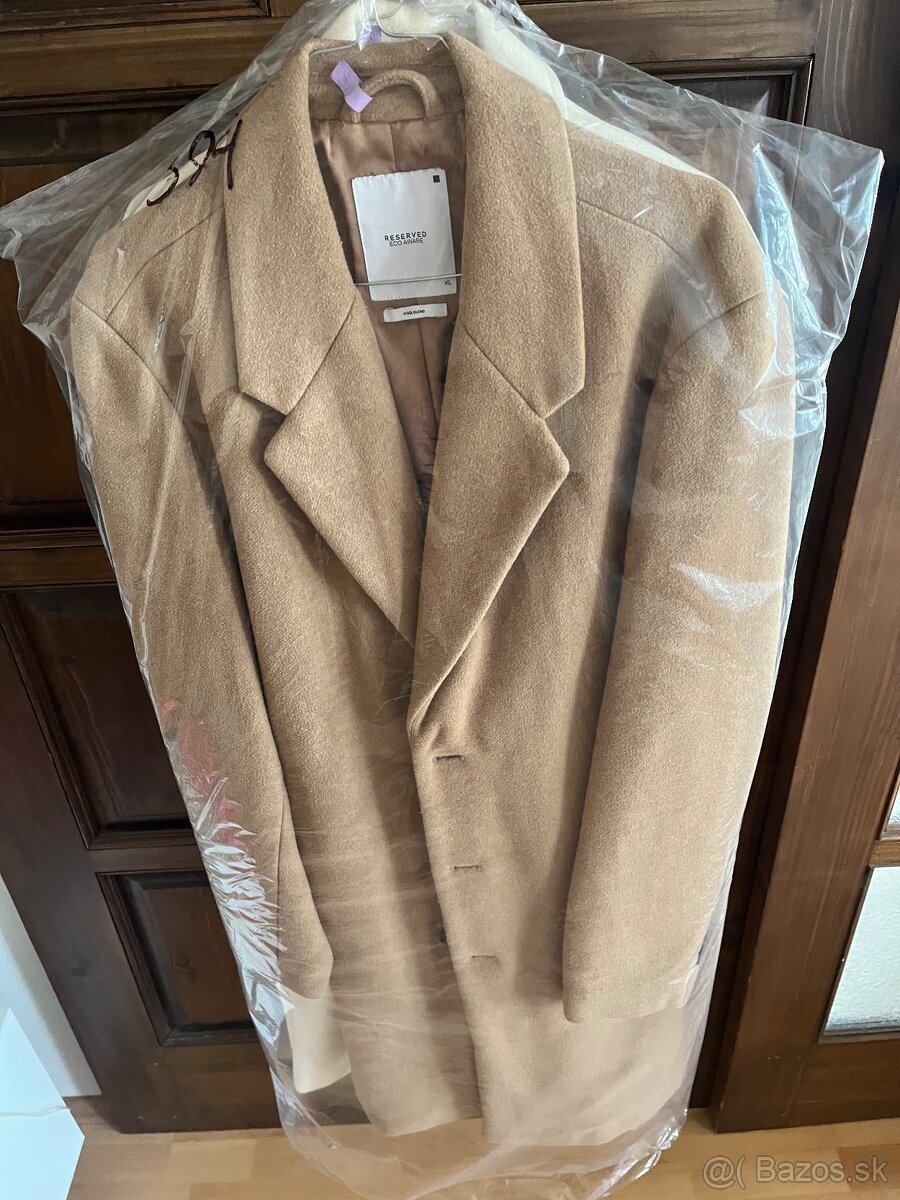 RESERVED Pánsky hnedý kabát XL - 13