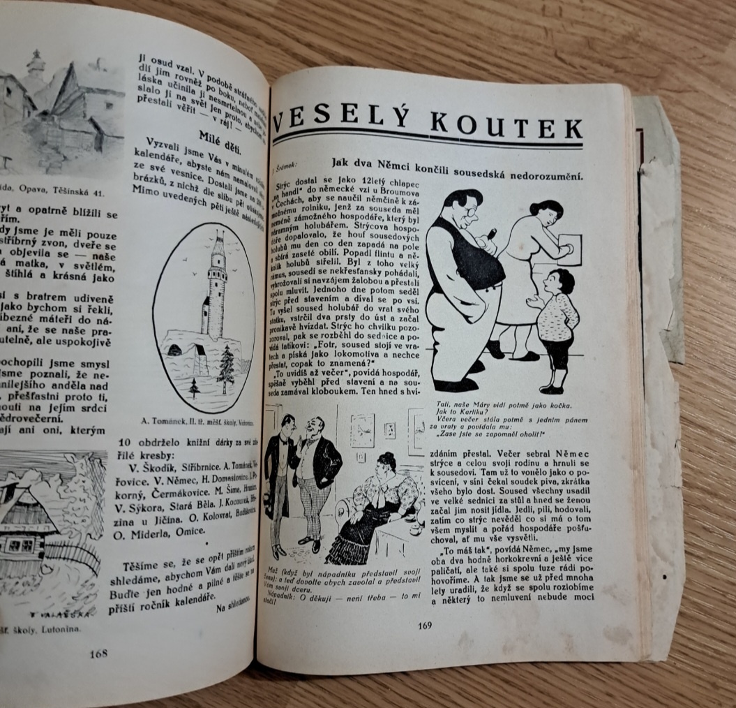 Starožitný milotický kalendár 1934 - 13