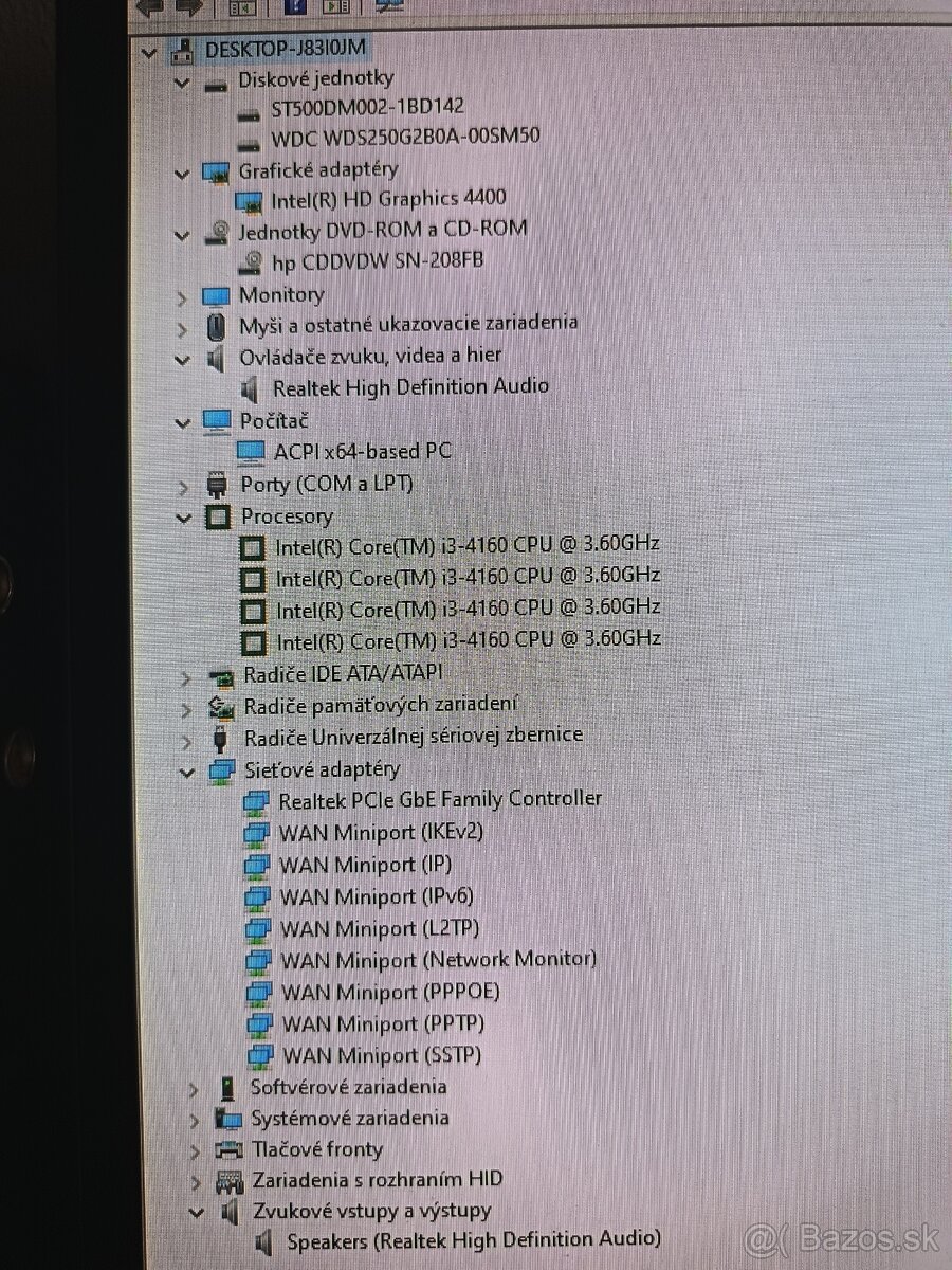 Predám stolný počítač HP ProDesk 400 G1 SFF - 13
