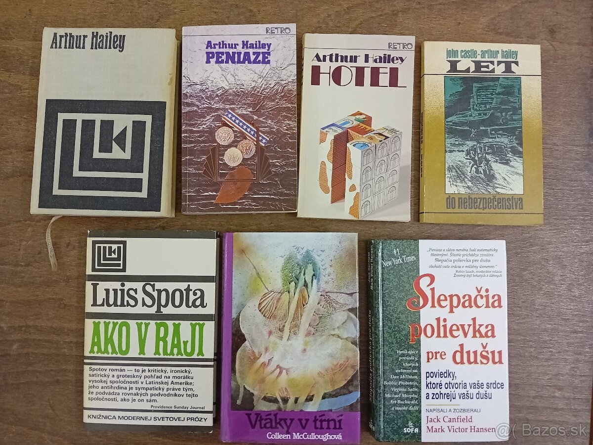 Beletria a cestopisy (Satinský, Hailey, M. Cabot,...) - 13