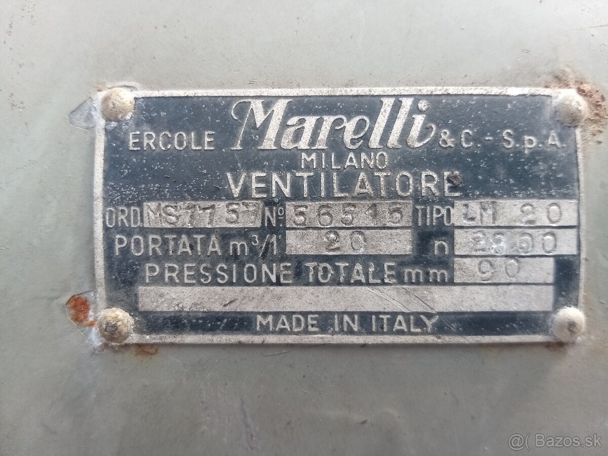 Ventilátor - slimák 0,59kW - 13