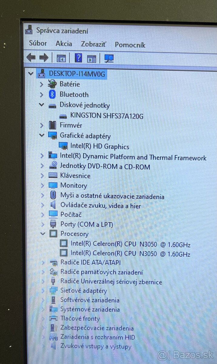 HP 250 G4 / intel / 4GB RAM / 120GB SSD / 15.6" - 13