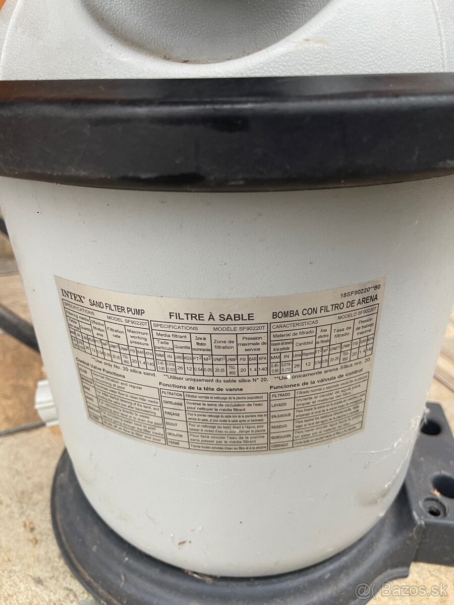 OSOBNY ODBER predam intex sandfilter pump pieskovy filter. - 13