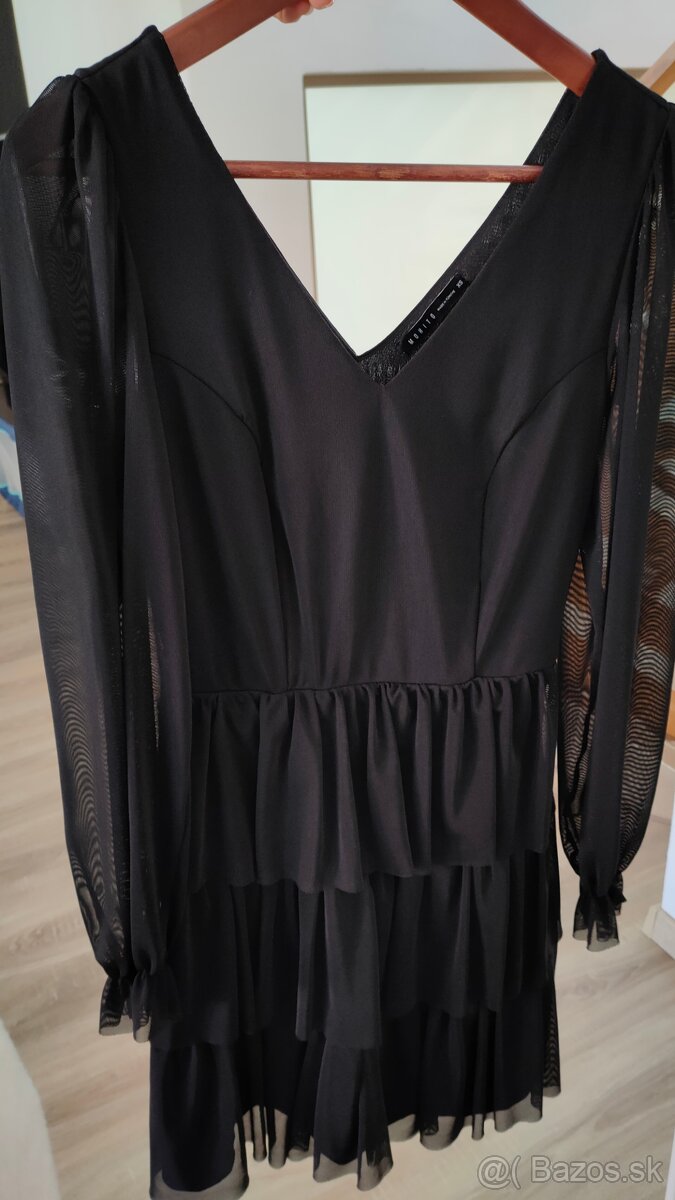 Krásne čierne šaty MOHITO veľ. S /.36 - 13