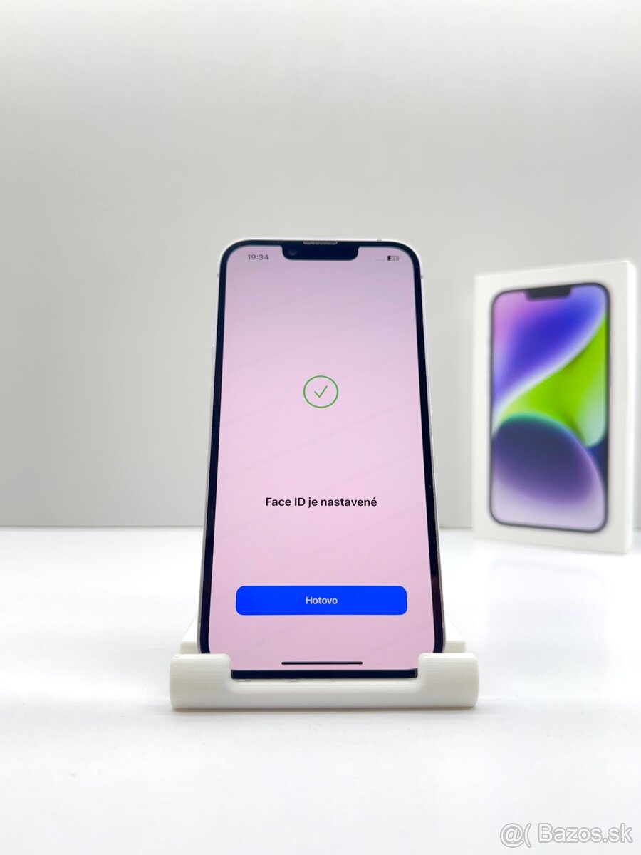 iPhone 14 128GB PURPLE TOP STAV ORIGINÁL - 13