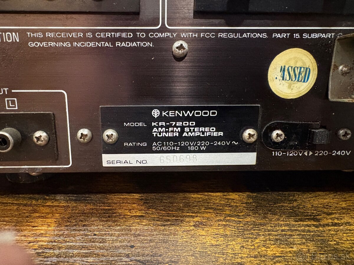 Kenwood KR7200 - 13