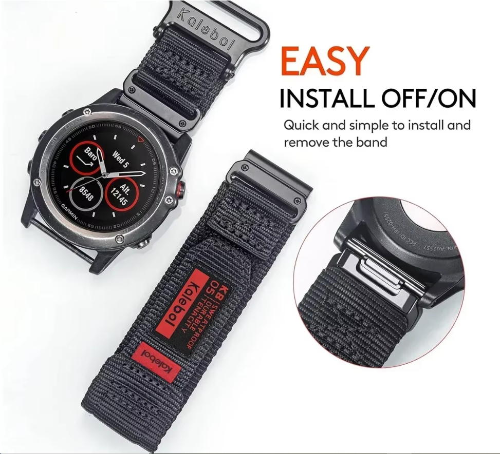 Nyl.remienok+silikon.obal Garmin Fenix 8-47mm. - 13