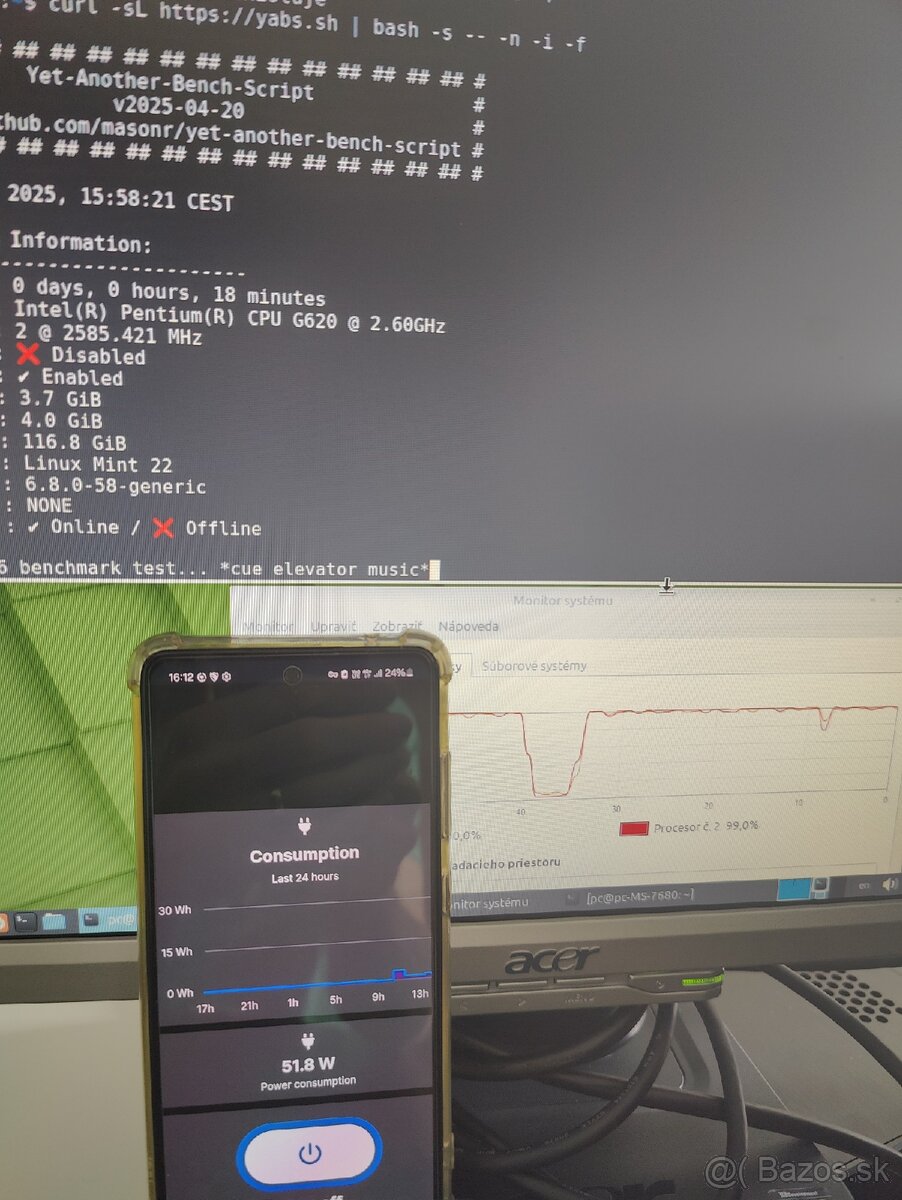 PC Intel G620, nizka spotreba 25W idle - 13