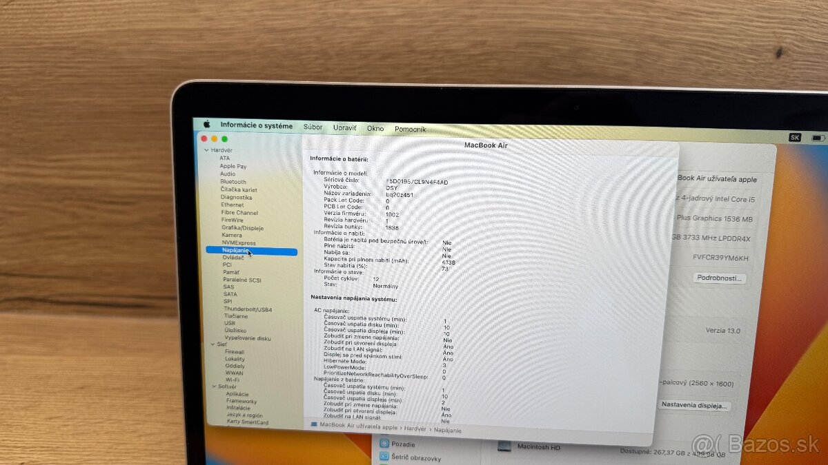 Apple MacBook Air 13 Retina 2020 512GB - 13