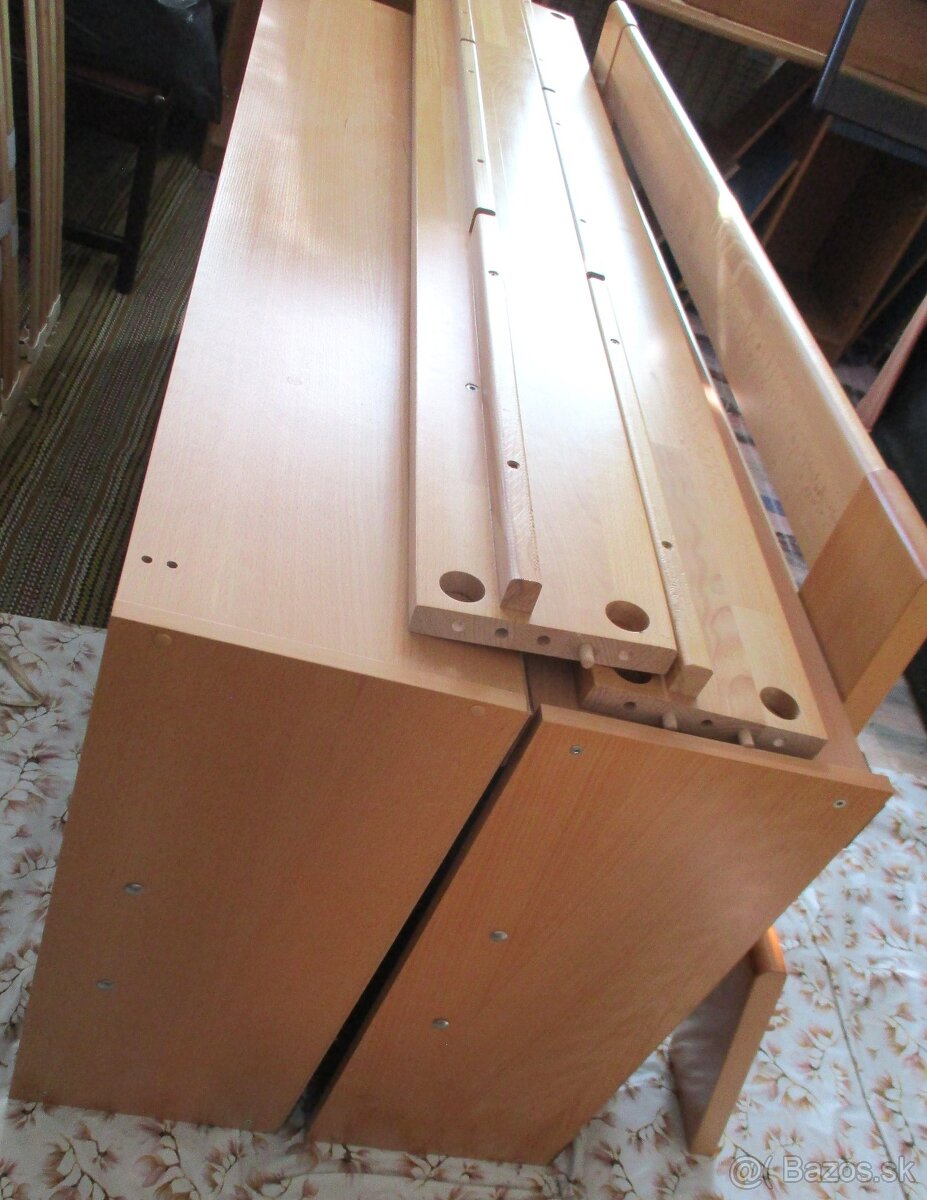 manželskú - dvojlôžkovú posteľ z masívu - 13