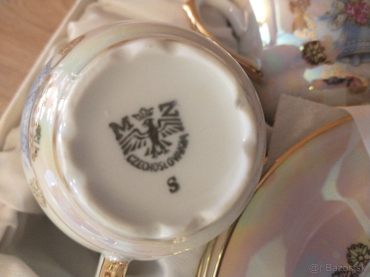 karvolarský porcelán, zlatá zuzana, štamperlíky - 13