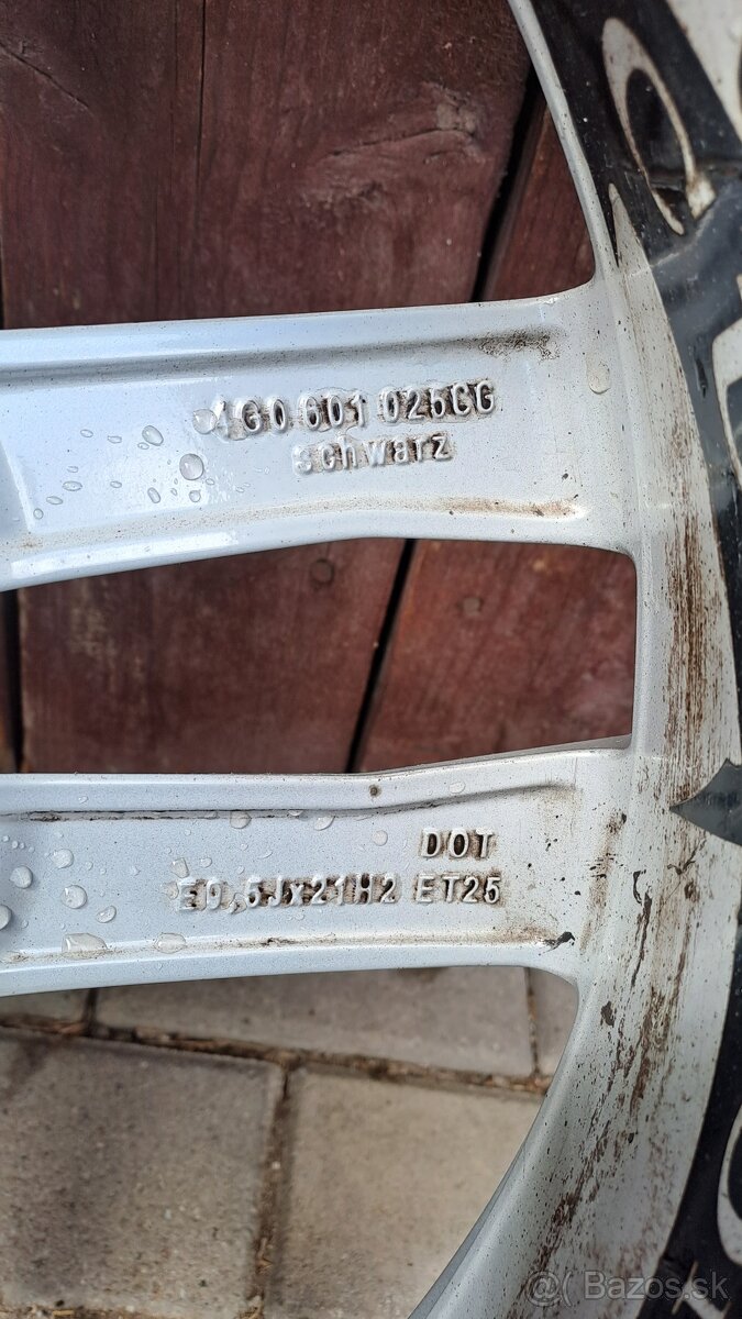 Audi 5x112 R21 stredová 66,6 ET25 - 13