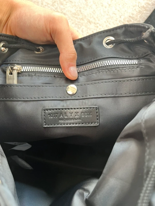 1017 Alyx 9SM Fold-Top Backpack - Black - 13