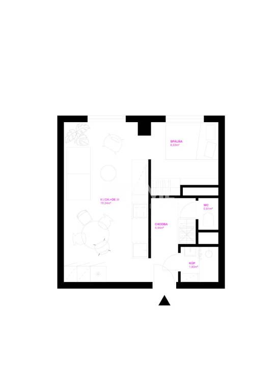 U NÁS MODERNÝ 1,5i byt, REKONŠTRUKCIA, Budyšínska ulica, - 13