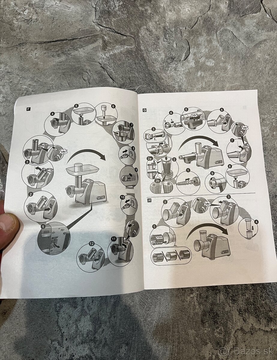 Nový mäsomlynček Bosch MFW68660 ProPower 2200 W - 13