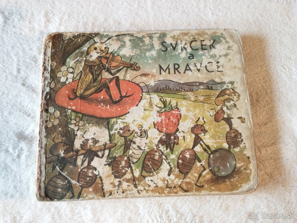 Detské leporelo Cvrček a mravce, 1969. - 13