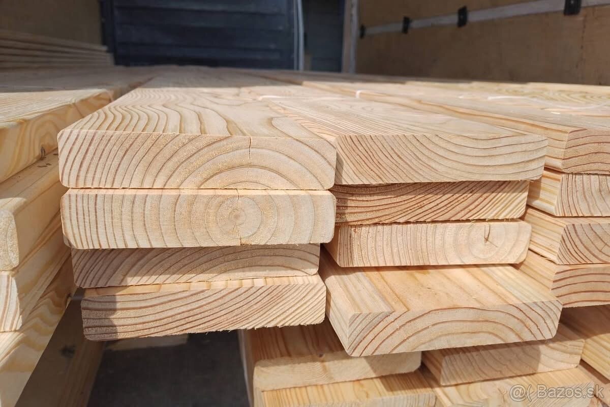 Drevená podlaha červený smrek terasovka/ tataransky profil - 13