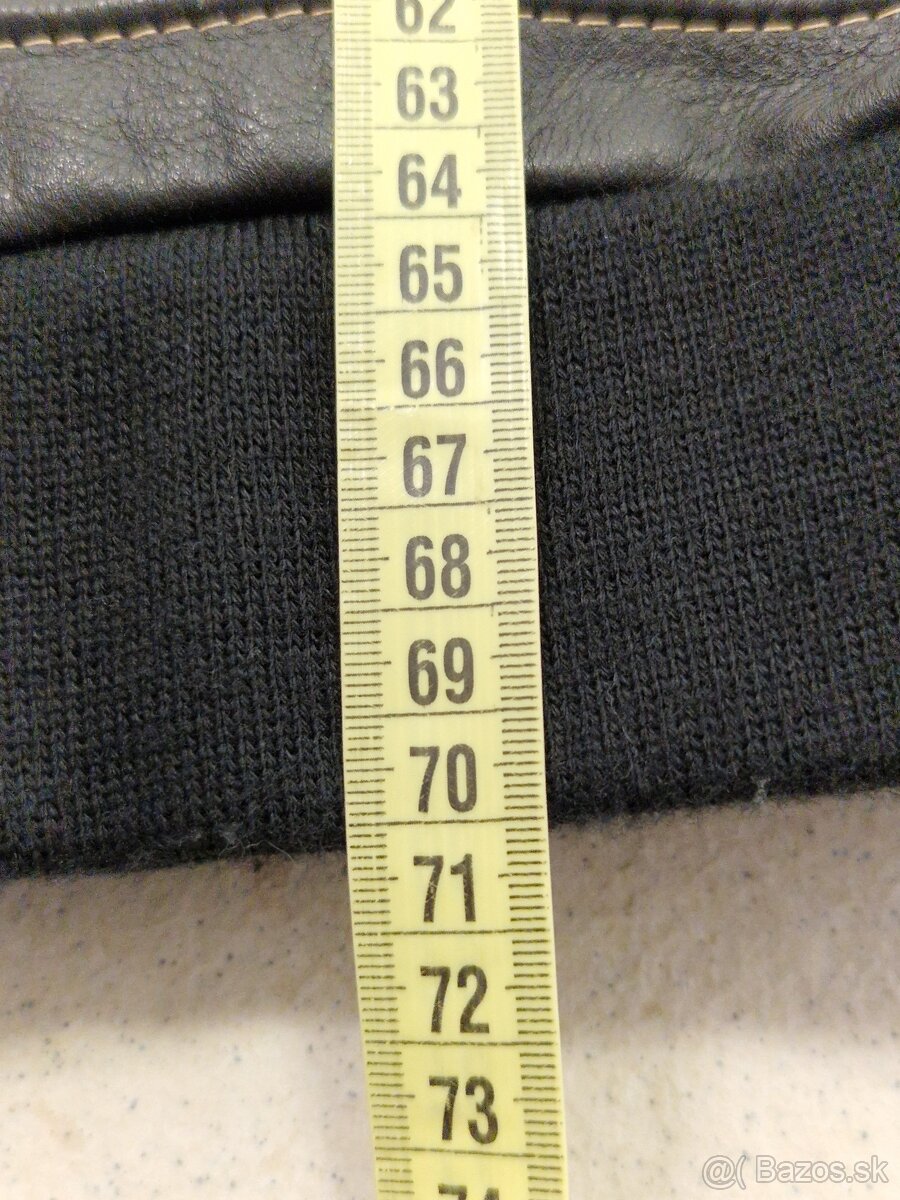 Pánská luxusní kožená bunda bomber Uncle Sam XL - 13