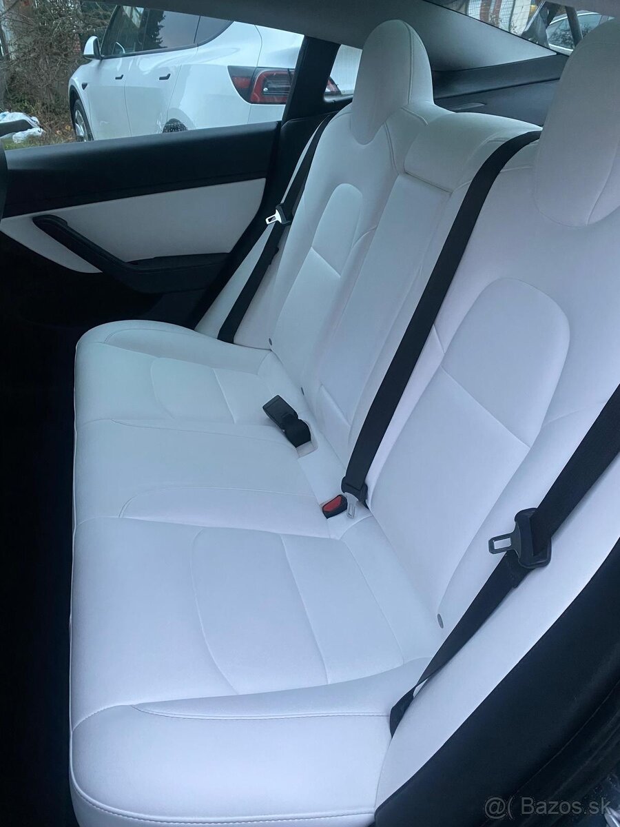 Tesla Model 3 LR, tepelné čerpadlo,bílý interiér,LED Matrix - 13