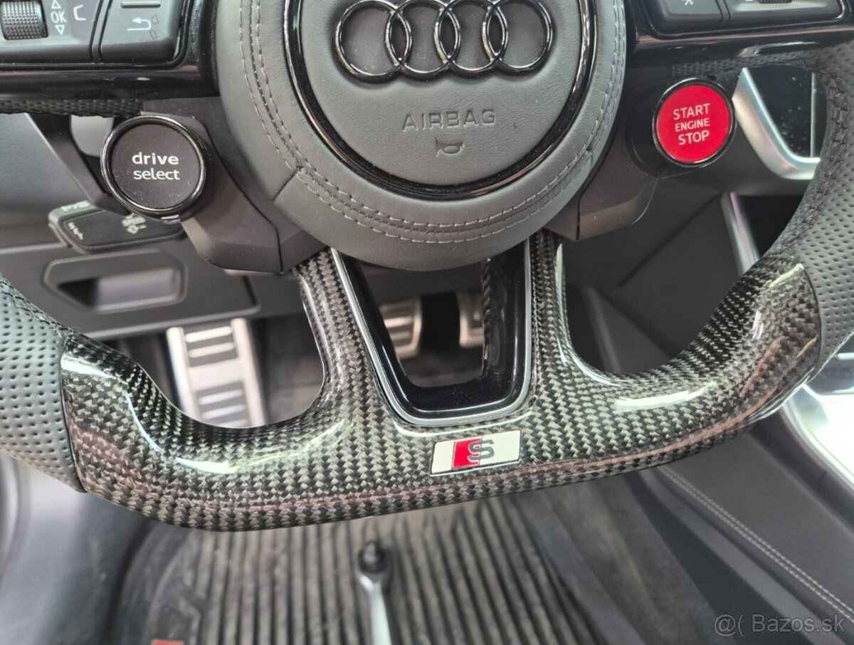 KARBONOVY VOLANT AUDI so ŠTART/STOP DRIVE SELECT - 13