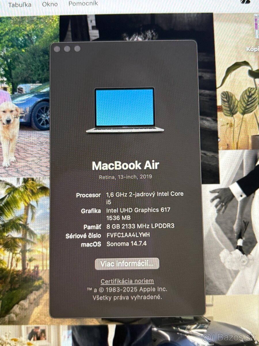 Macbook Air 2019, 13" - 13