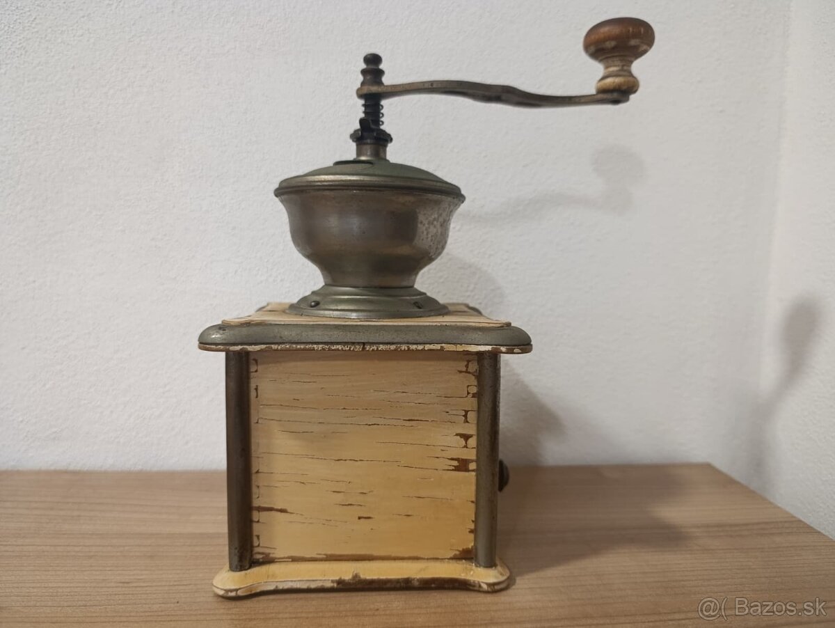 Starý mlýnek na kávu zn. Leinbrock Ideál se štítkom - 13