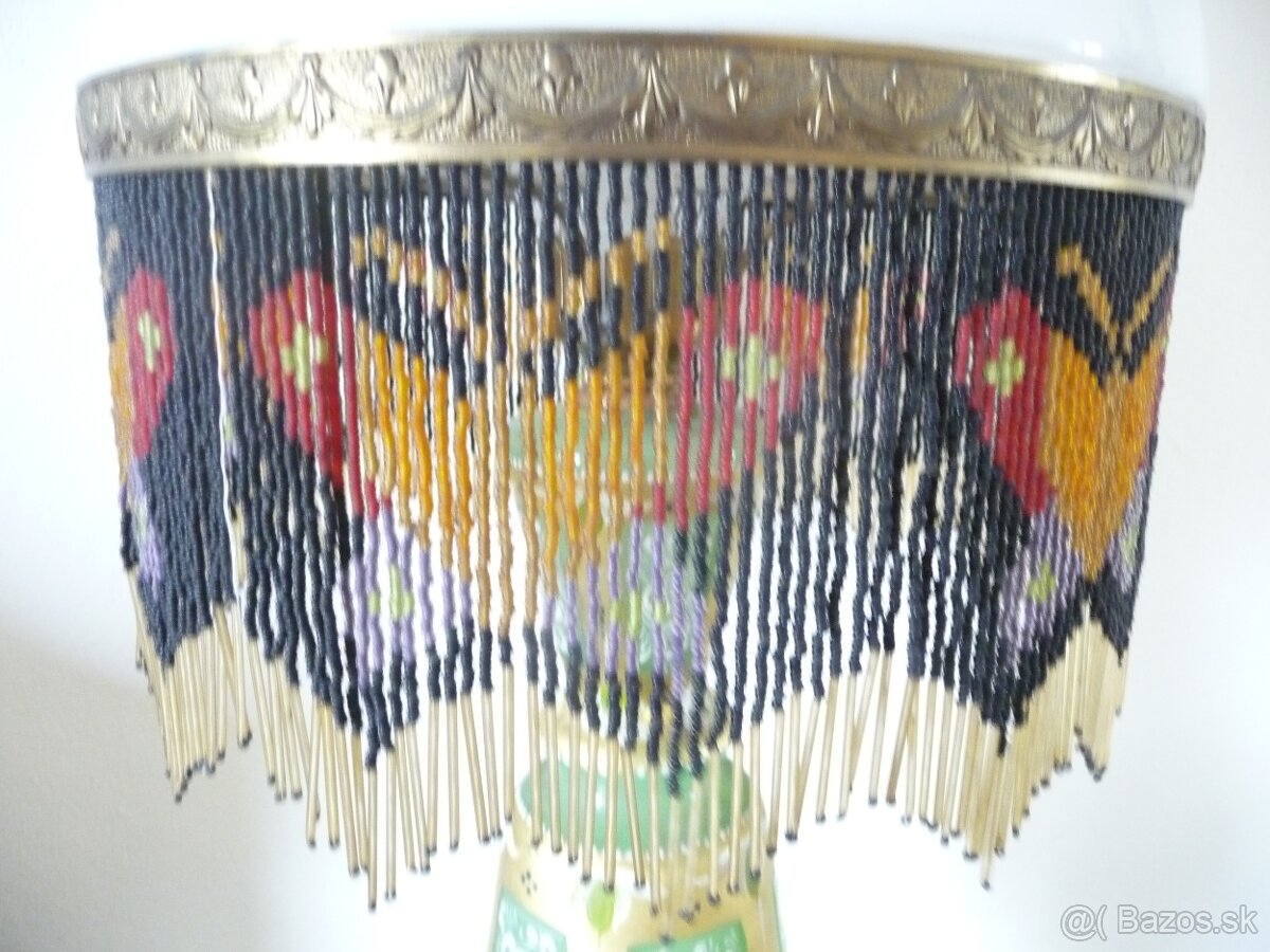 Ručne maľovaná stolová elektrická lampa MURANO - 13