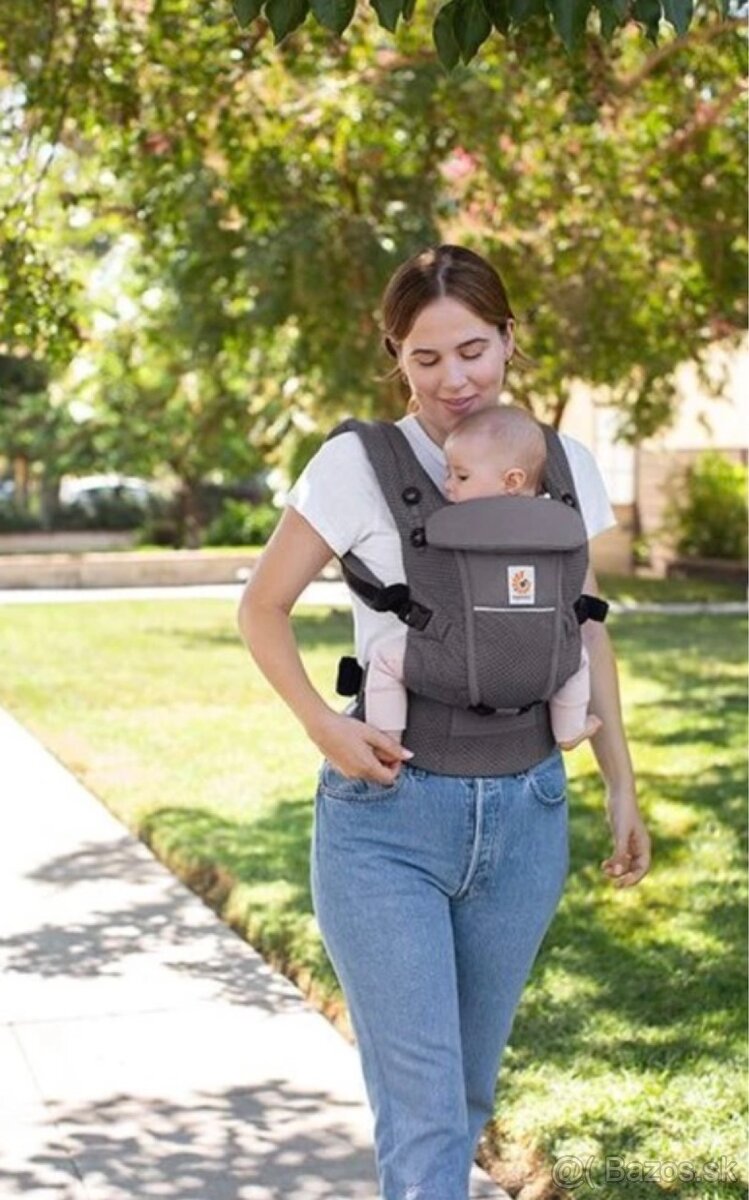 ERGOBABY | ADAPT Nosič Soft Flex Mesh - Graphite grey - 13