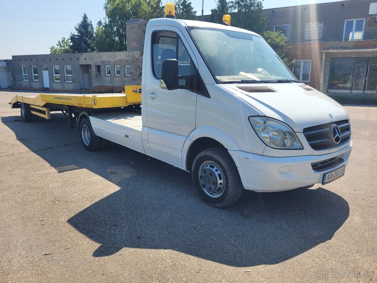 Mercedes Sprinter 3.0 V6 miniťahač + náves - 13