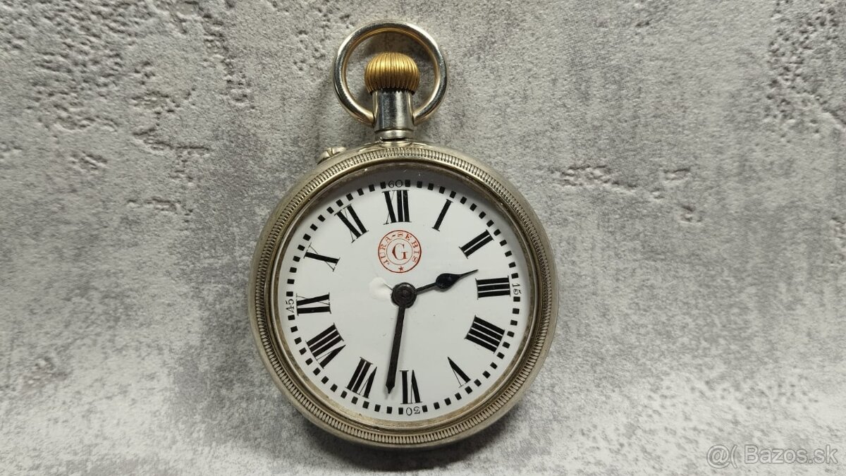 Velmi staré a velké kapesni hodinky - 127g - 13
