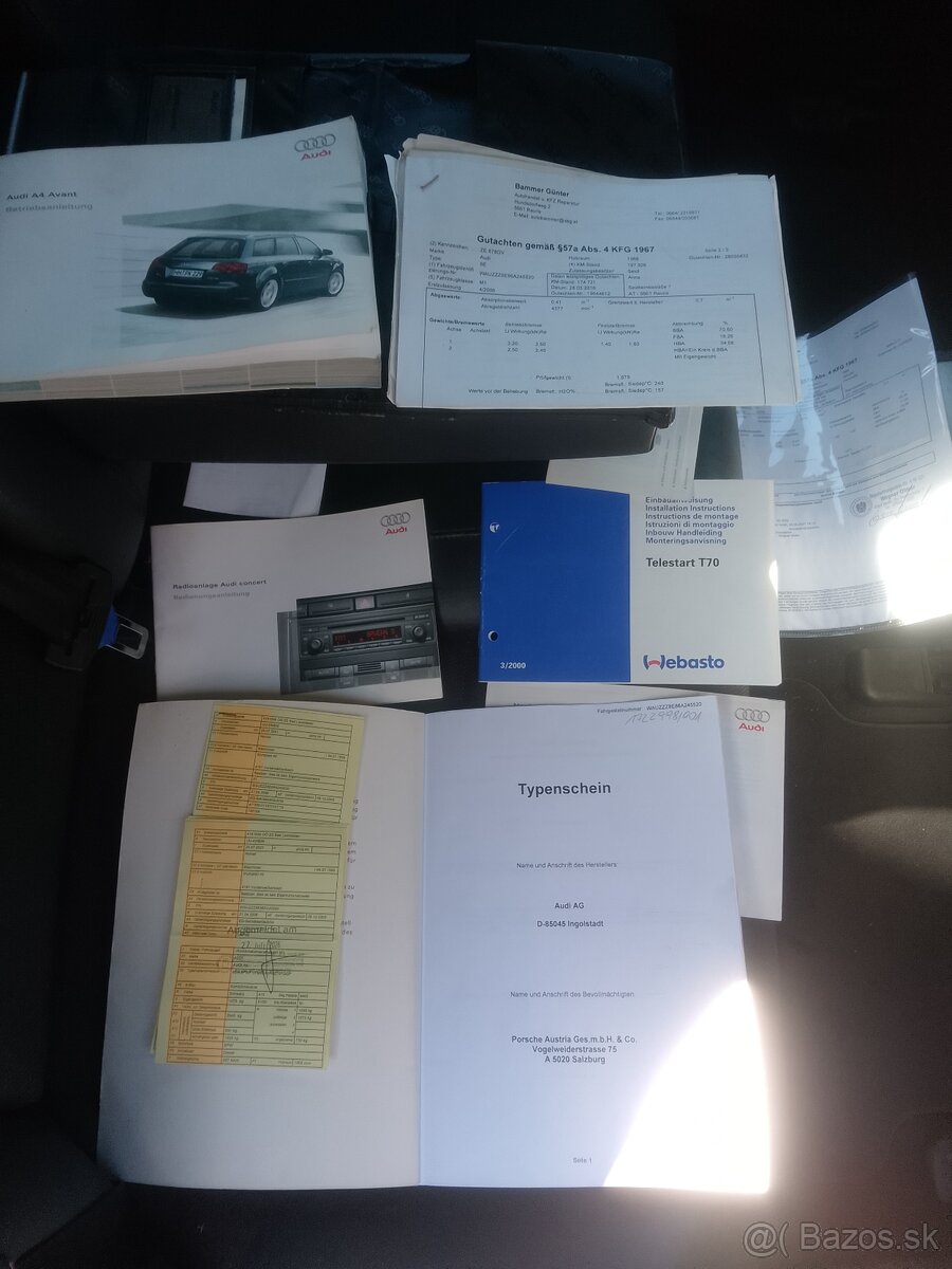 Audi A4 combi 2.0TDI Sline B7 - 13