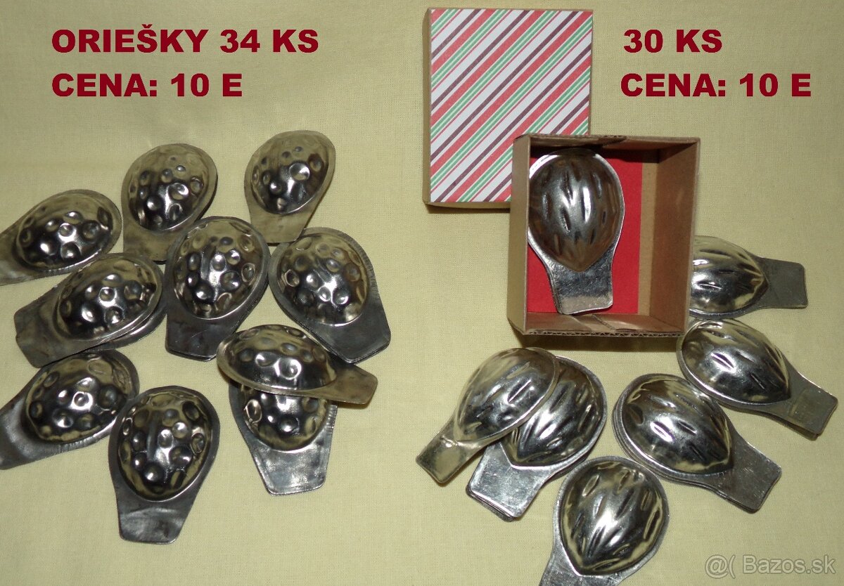 RETRO FORMIČKY, KOŠÍČKY, VANIČKY, ORIEŠKY, VYKRAJOVAČKY - 13