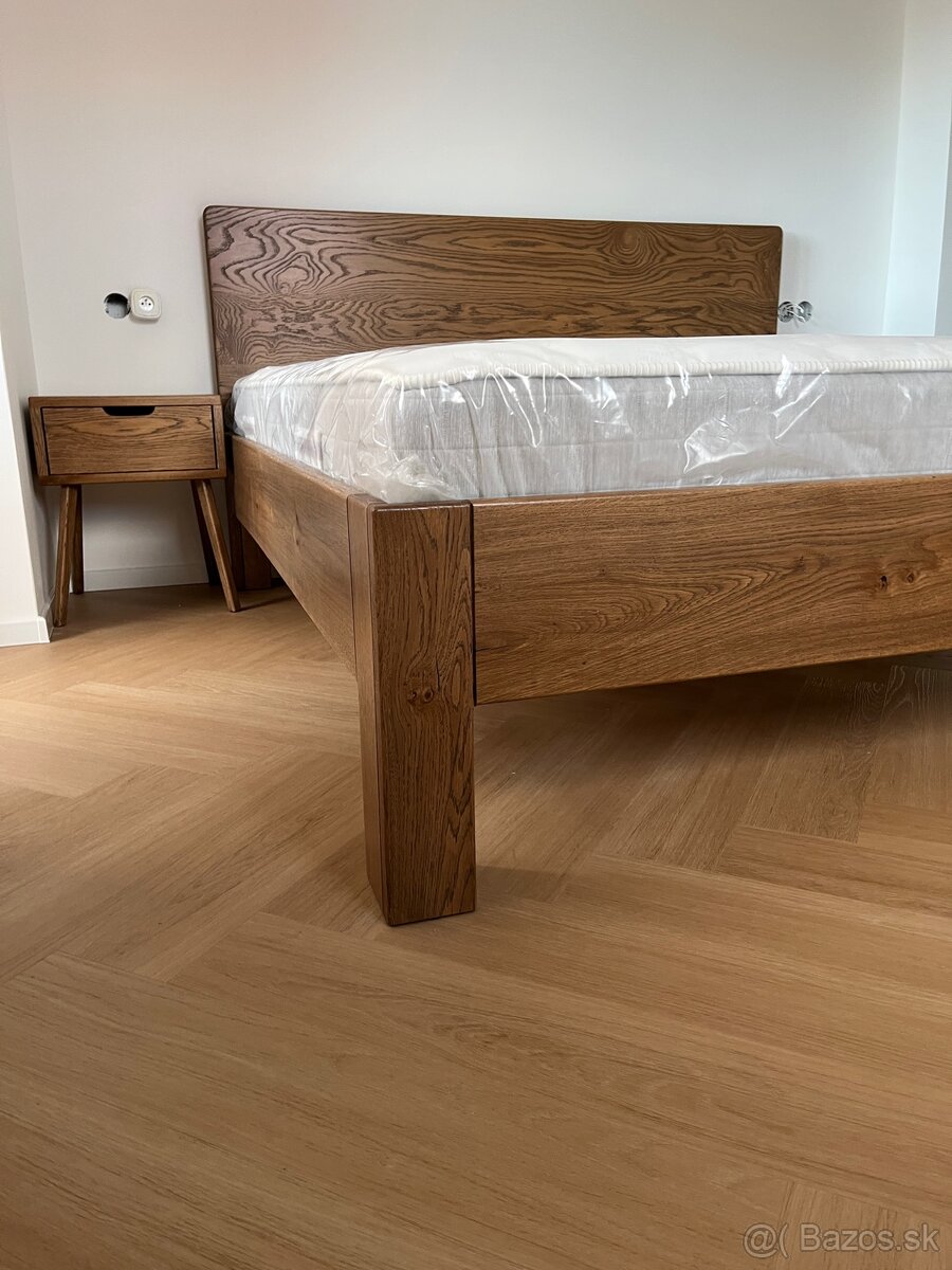 Dubová posteľ 180x200cm - 13
