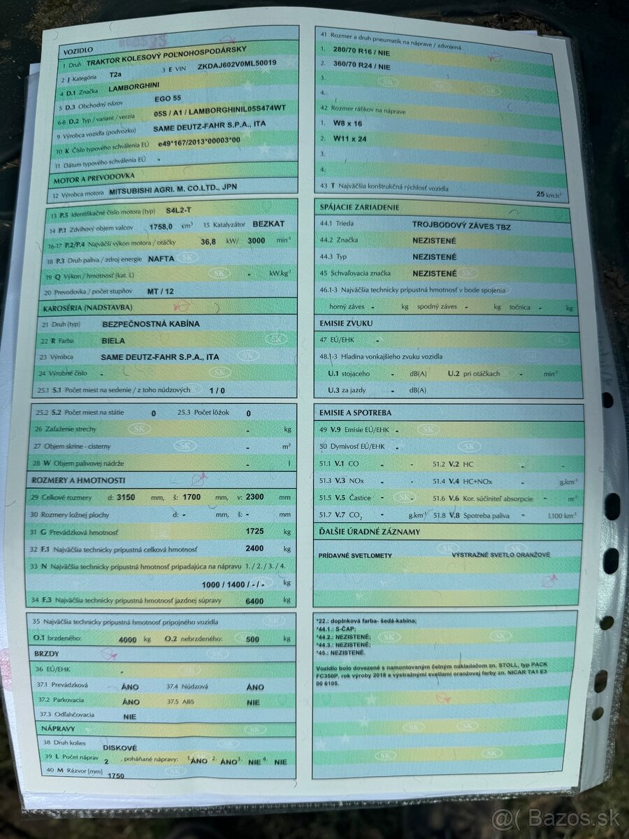 Malotraktor Lamborghini EGO 55 Odpočet DPH - 13