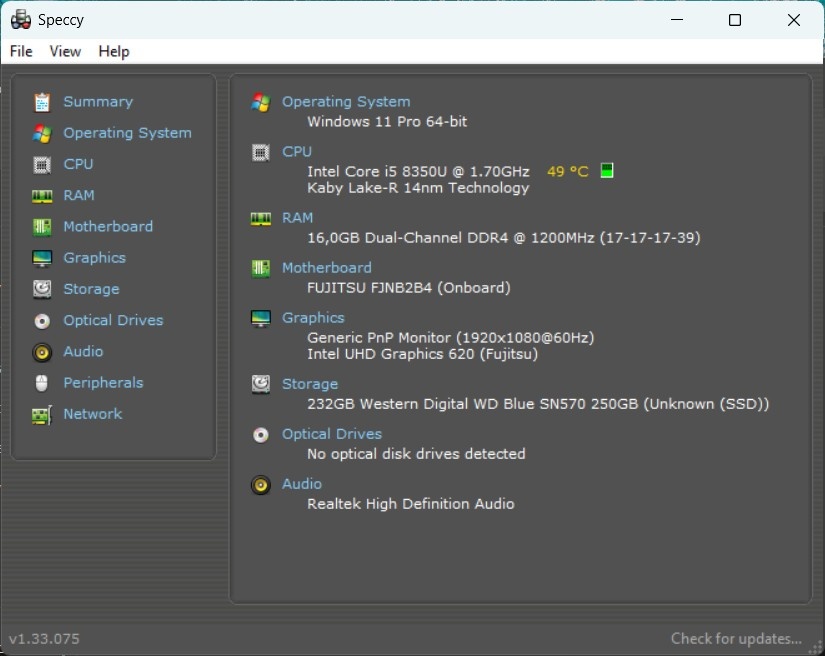 Fujitsu Lifebook U748 /i5-8350U/16GB RAM/FHD/256GB/Nová bat - 13