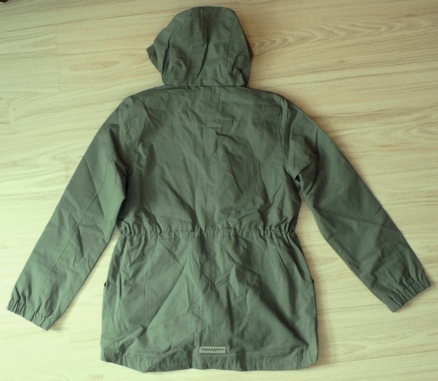 Zelená predĺžená bundička, v.M/L, 152 - 13