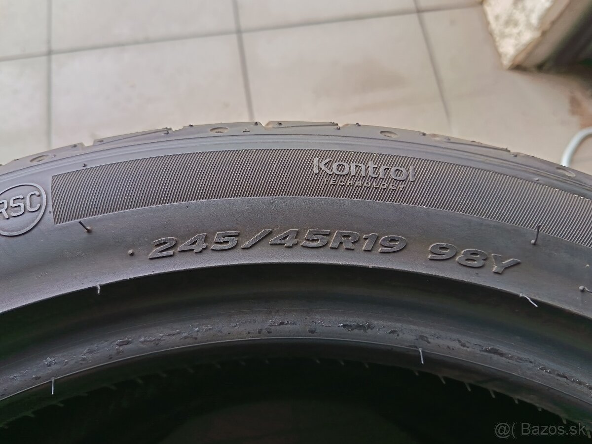 letne pneu Hankook 245/45 R19, runflat - 13