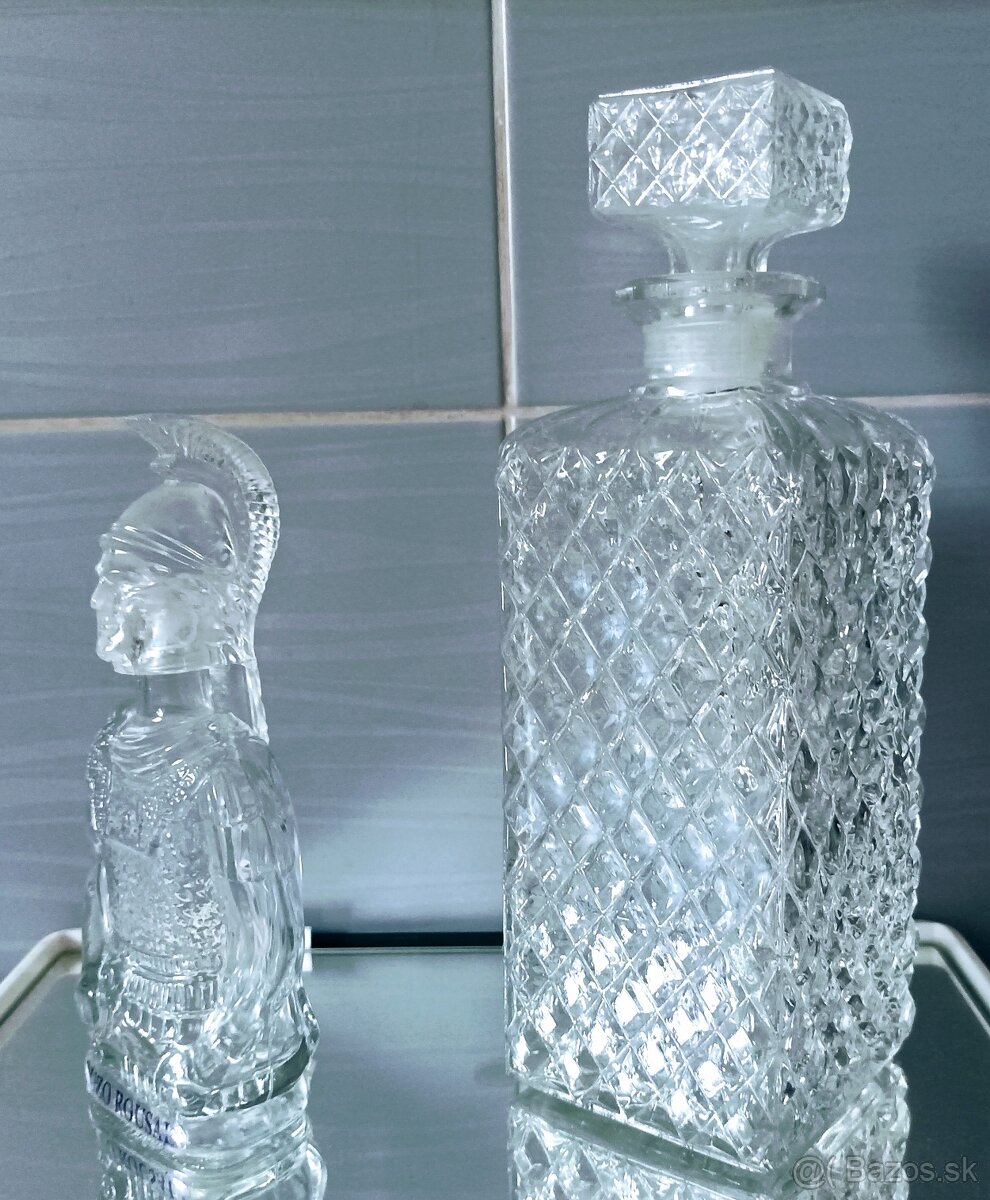 Retro karafy + poháre - 13